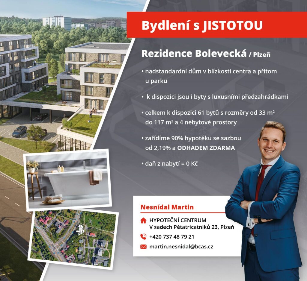Finanční-poradce-Martin-Nesnídal-bydlení-rezidence-Bolevecká-Plzeň-hypoteční-poradce