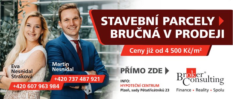 STAVEBNÍ PARCELY - POZEMKY K PRODEJI PLZEŇ BRUČNÁ